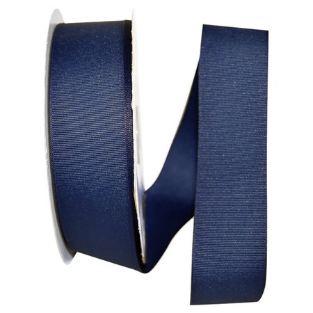 RELIANT RIBBON 10.5 in. 50 Yards Grosgrain Style Ribbon, Light Navy 4900-054-09K